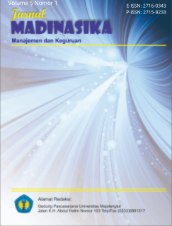 View Vol. 5 No. 1 (2023): MADINASIKA-OKTOBER
