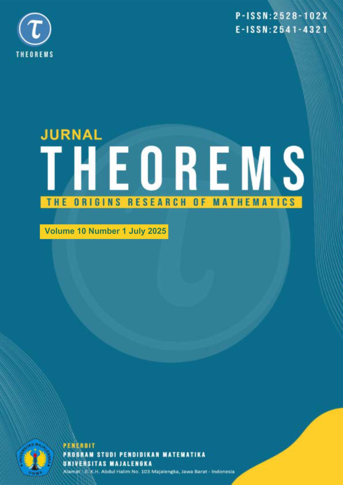 					View Vol. 10 No. 1 (2025): Volume 10 Number 1 July 2025
				