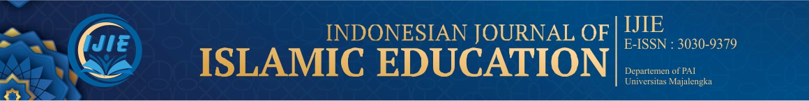 INDONESIAN JOURNAL OF ISLAMIC EDUCATION
